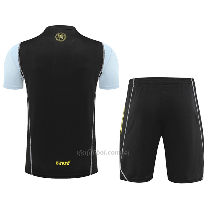 Chandal del Argelia Manga Corta 2023-2024 Negro - Pantalon Corto